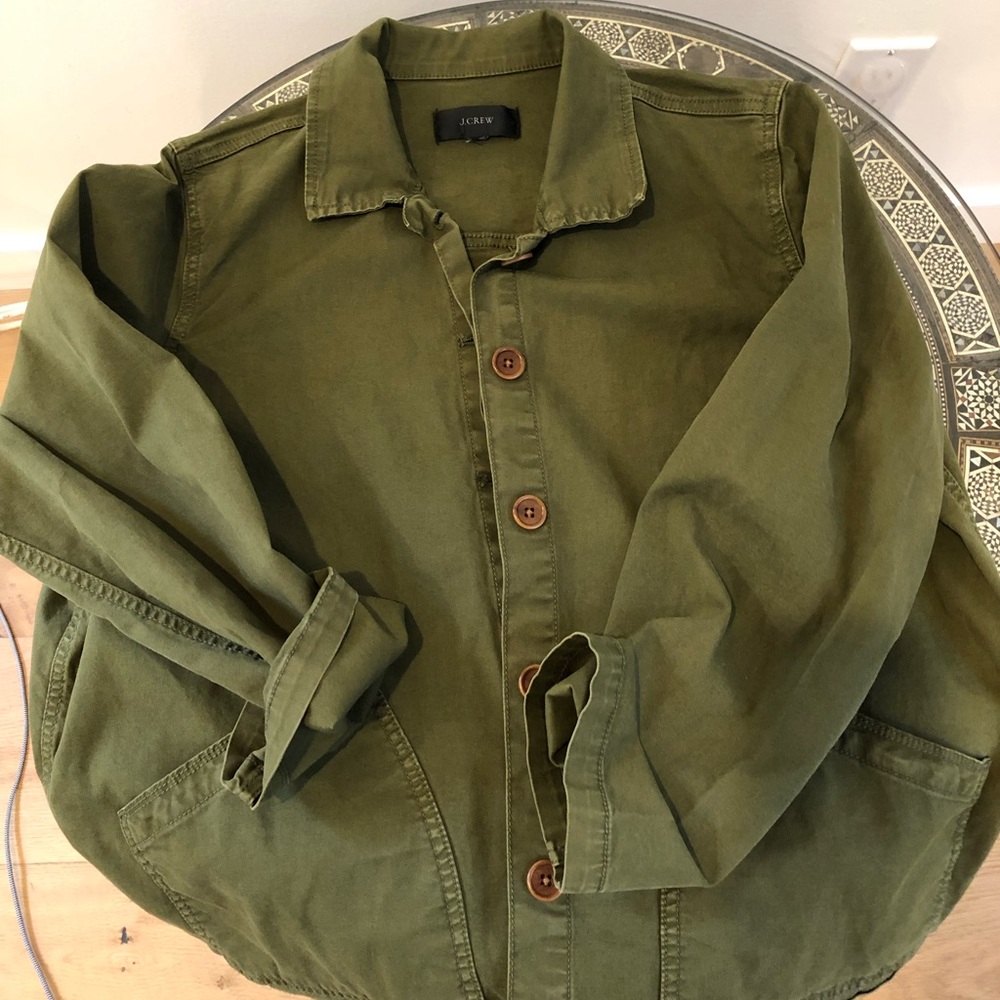 Army green jacket